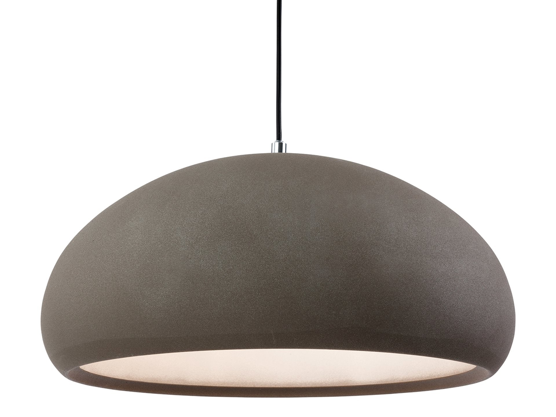 Costa Pendant Light- Rough Concrete/ Sand White
