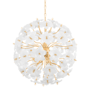 Hygea 6/8Lt Chandelier - Gold Leaf