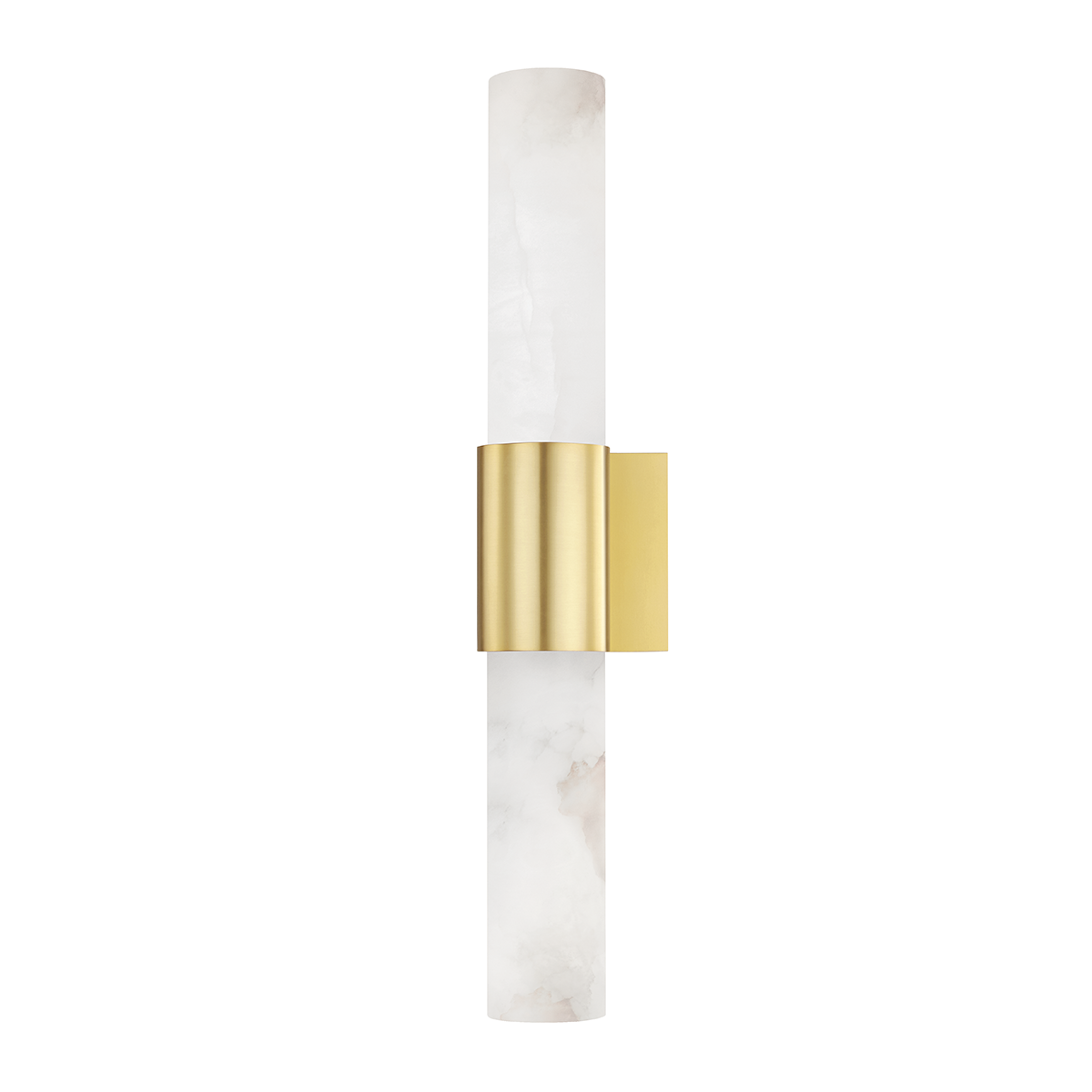 Barkley 2Lt Wall Sconce - Brass/Nickel