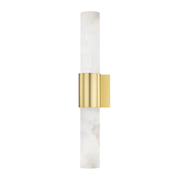 Barkley 2Lt Wall Sconce - Brass/Nickel