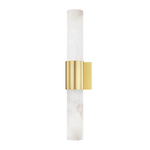 Barkley 2Lt Wall Sconce - Brass/Nickel