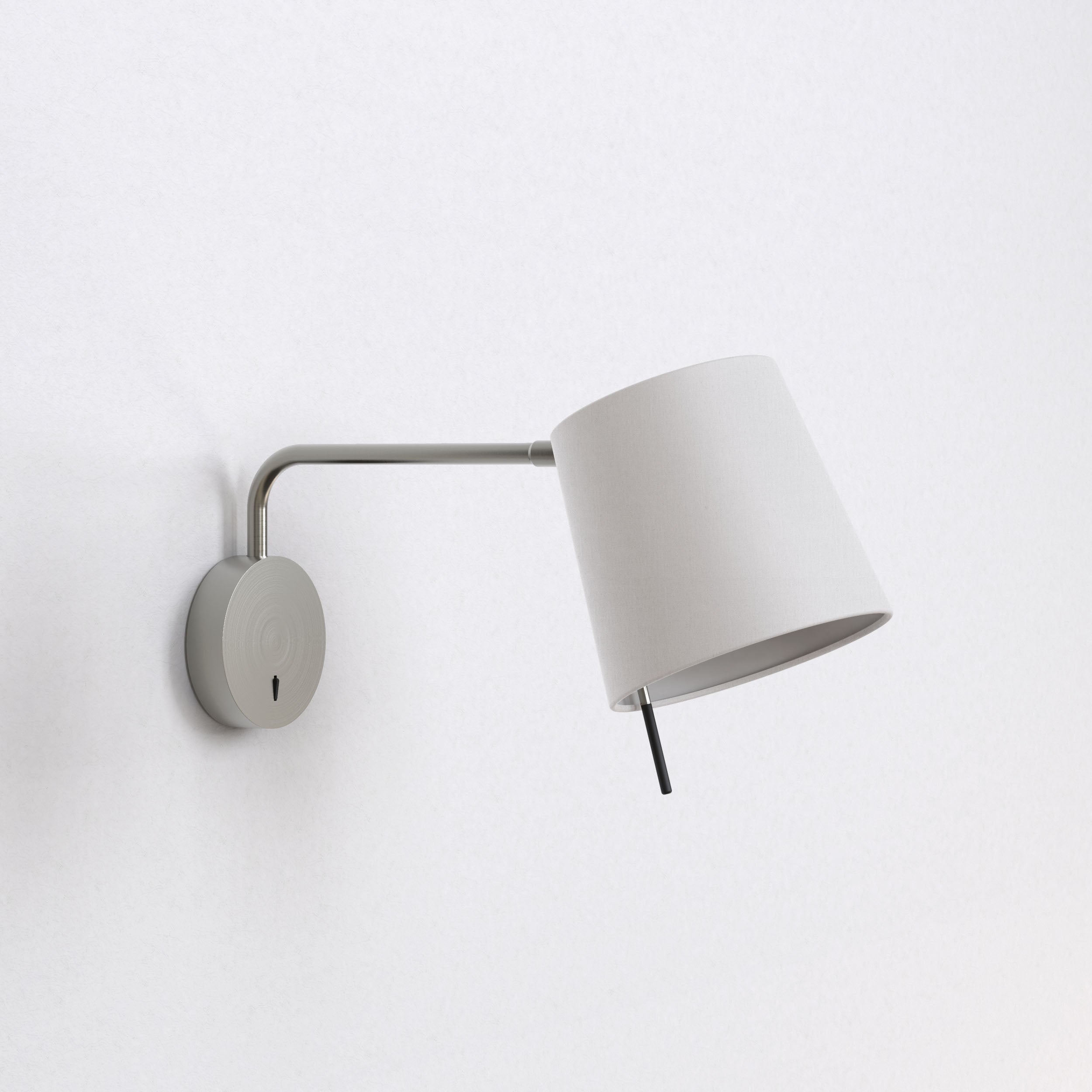 Mitsu Swing Arm Wall Light- Matt Nickel/Bronze