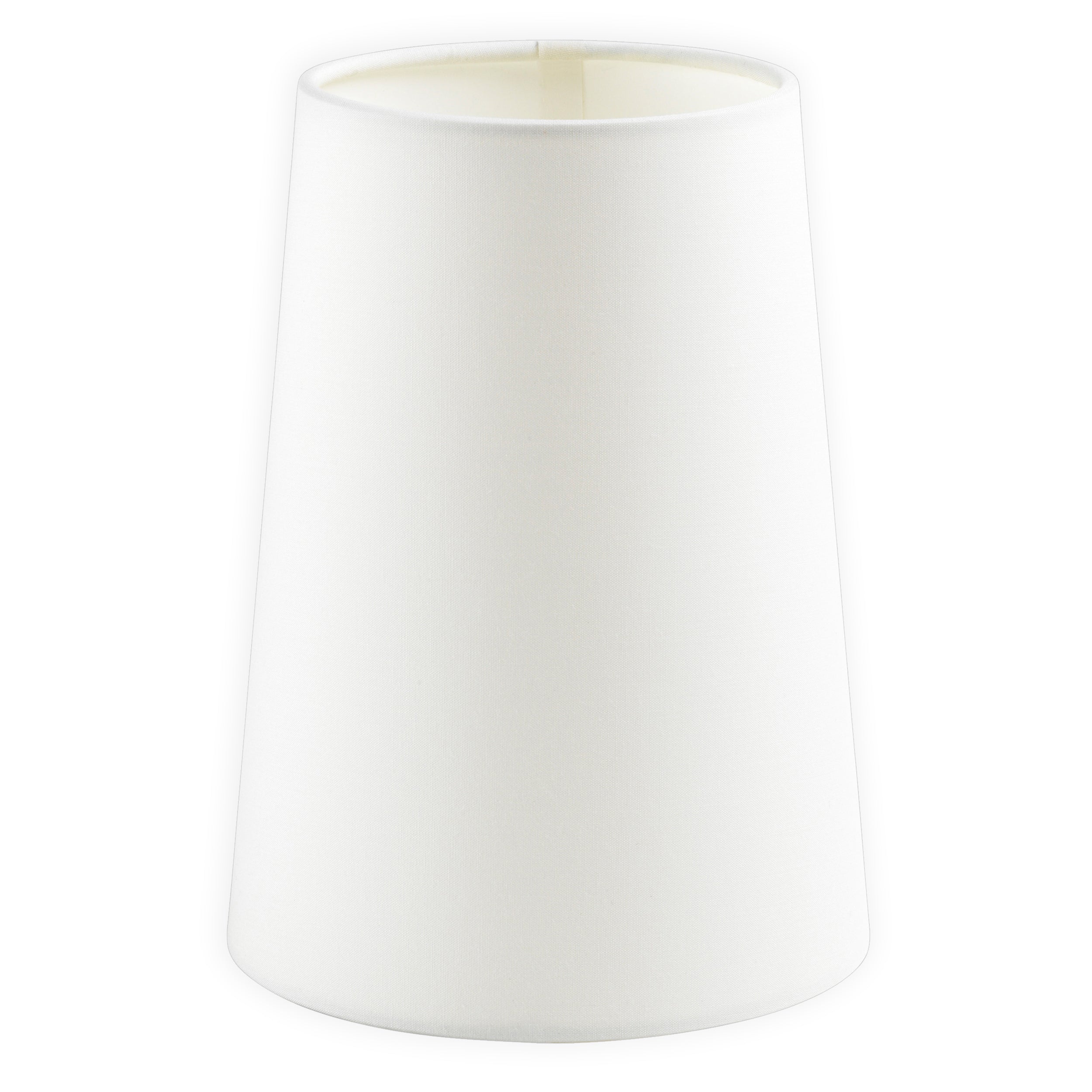 Cone 195 Shade- White/ Natural Brass