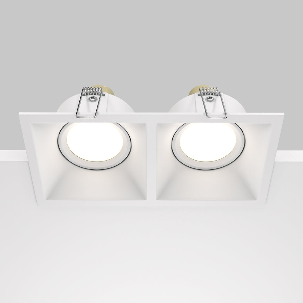 Hythe Downlight Dot GU10 2x10W- Black/White