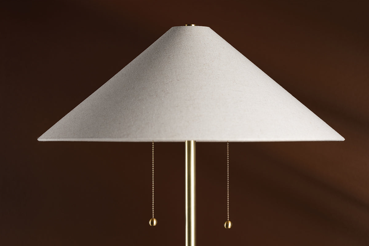 Maia 1Lt Table Lamp - Brass