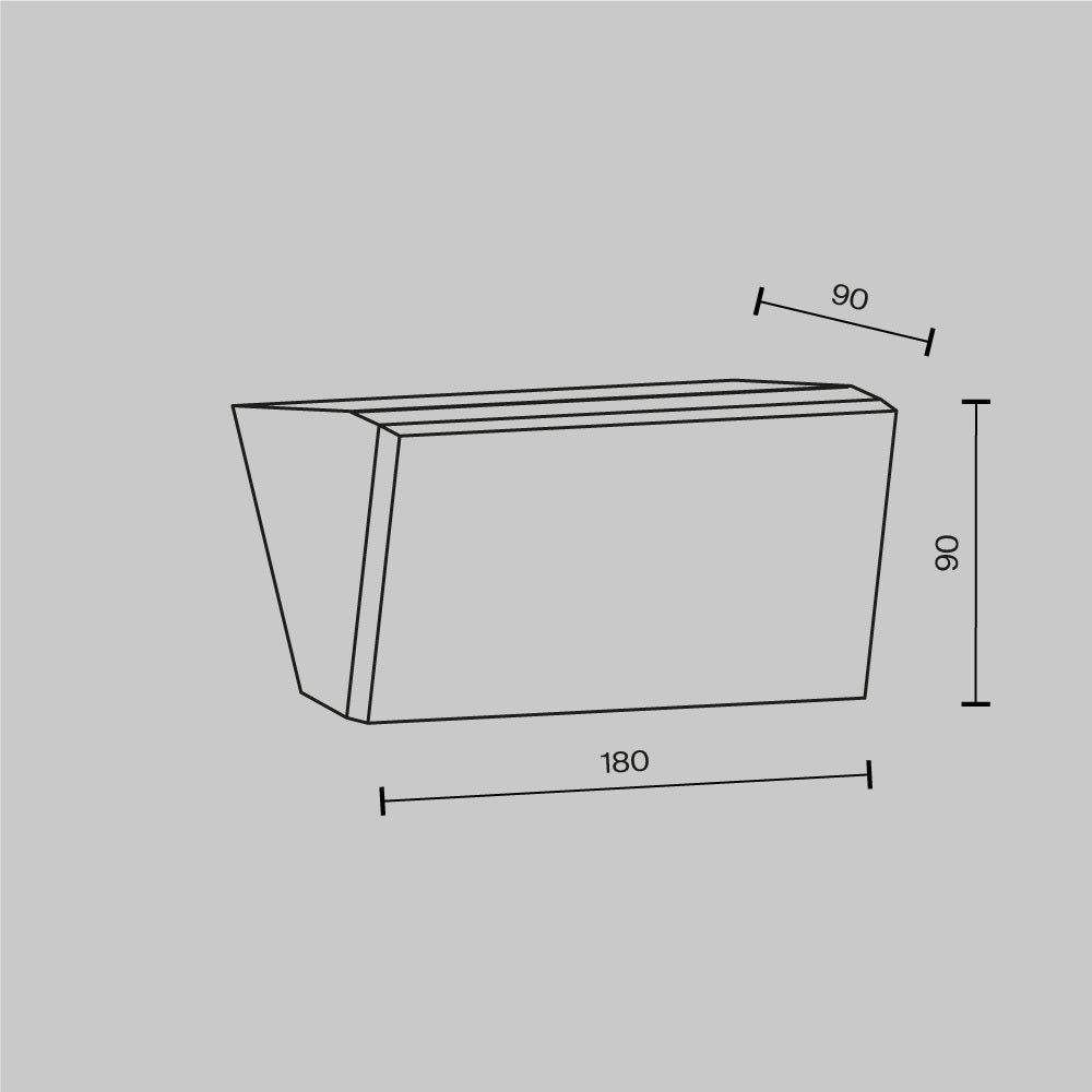 Brick Outdoor Wall Light- Various Sizes