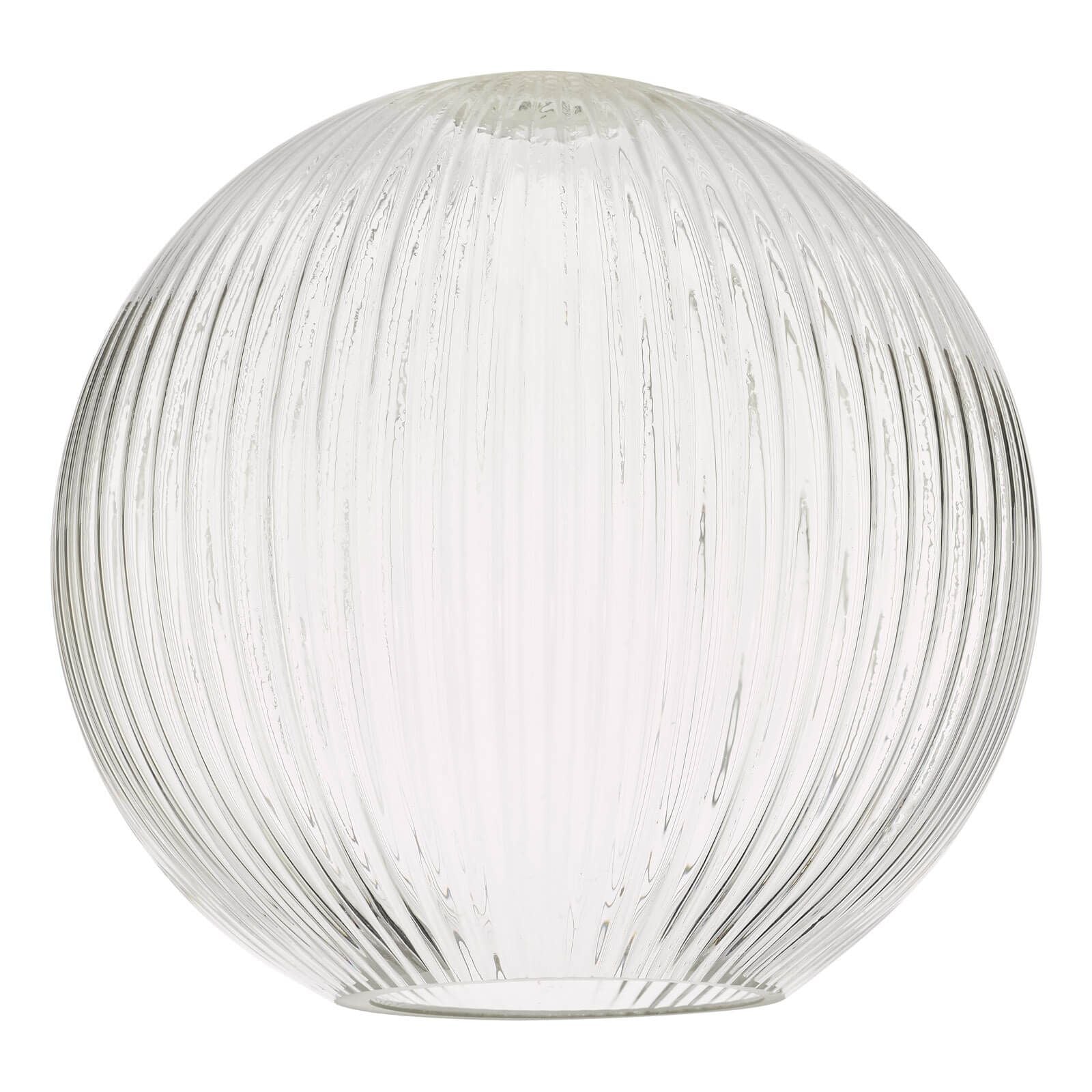 Easy Fit E27/B22 Glass Shade - Ribbed