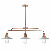 Adeline Kitchen Light Brushed Copper & Glass