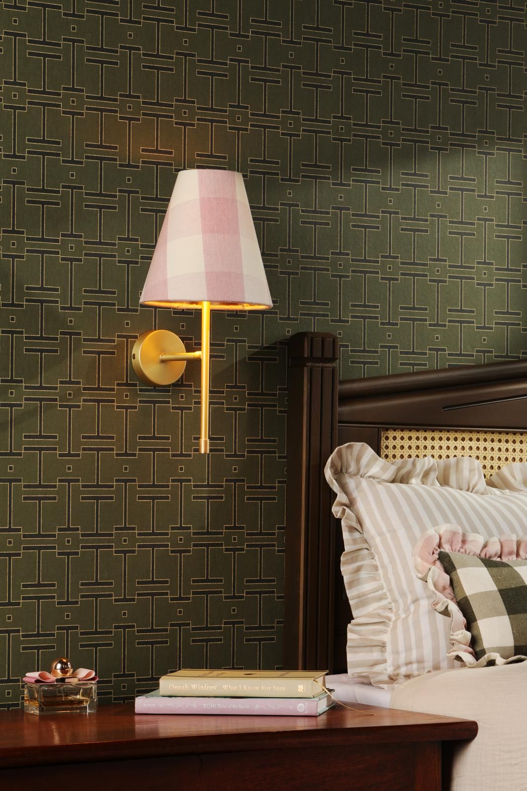 Aix Wall Light- Butter Brass/  Antique Brass Bracket Only