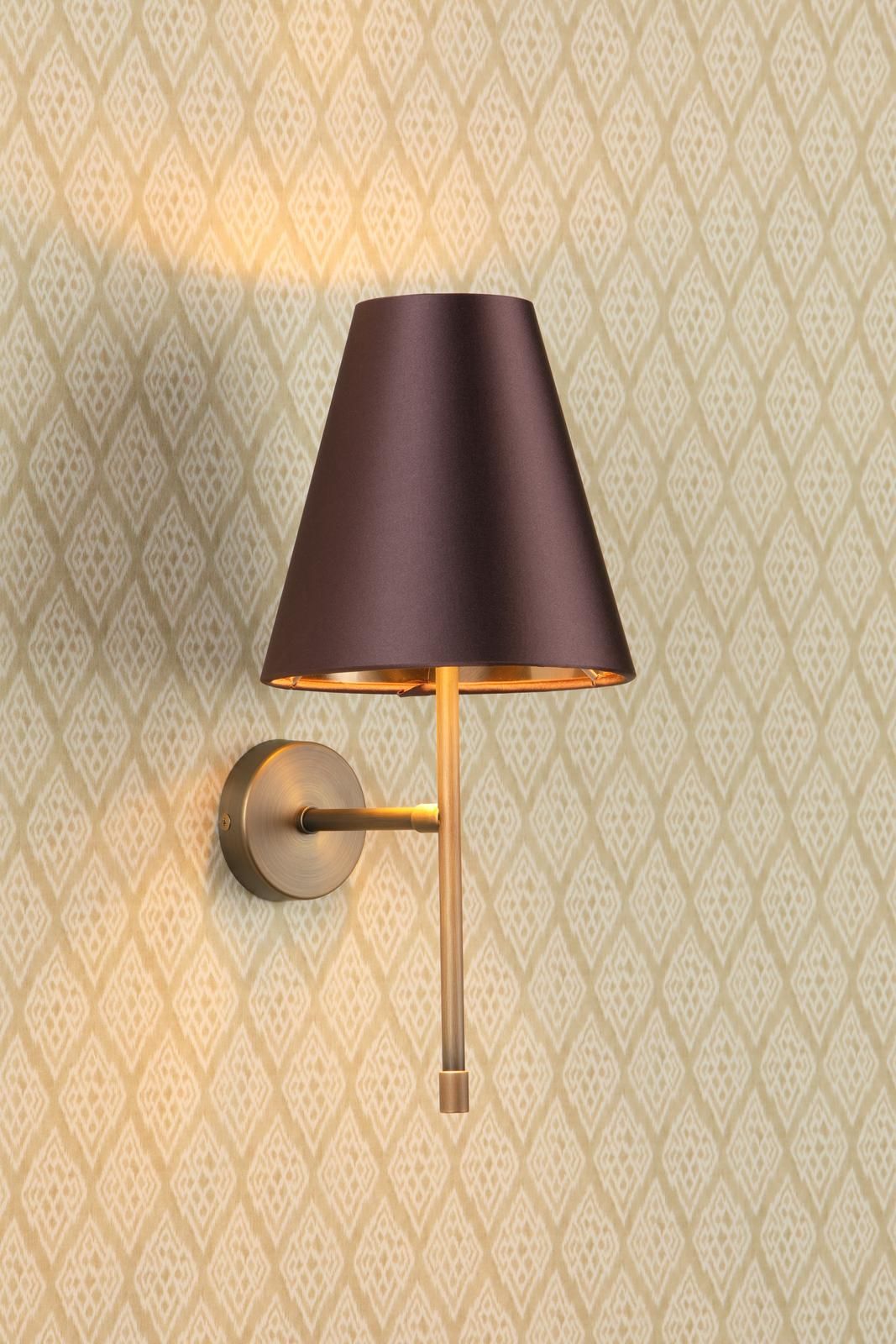 Aix Wall Light- Butter Brass/  Antique Brass Bracket Only