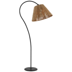 Dume Arched Floor Lamp - Iron/Brass