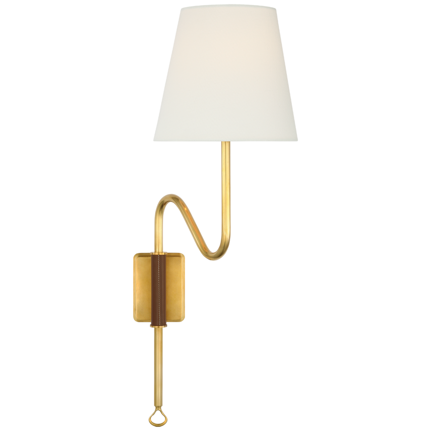 Griffin Articulating Scone - Brass/Bronze & Leather