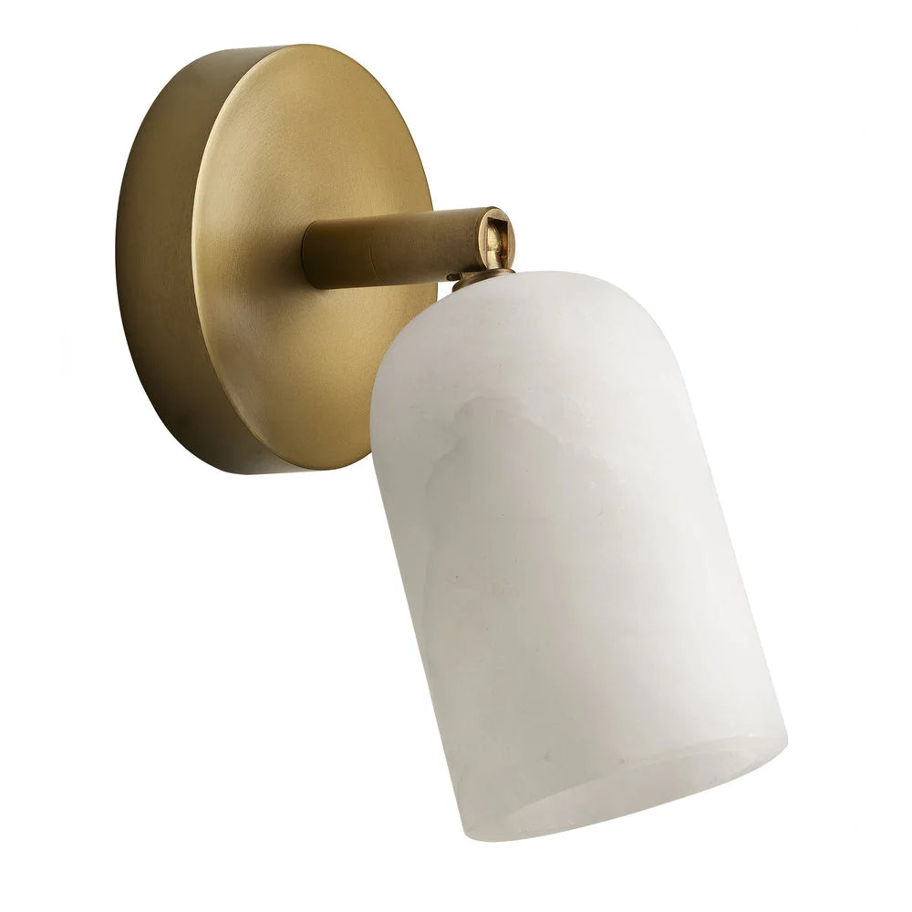Alabaster Spotlight  - Bronze/ Brass Finishes