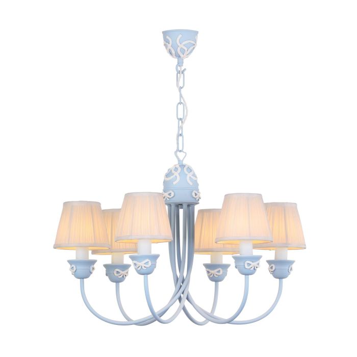Amelie 6 Light Armed Pendant  Fitting Only- Various Finishes