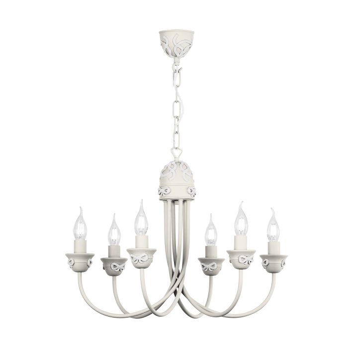 Amelie 6 Light Armed Pendant  Fitting Only- Various Finishes