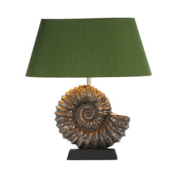 Ammonite Table Lamp In Bronze, Sold Base Only E27