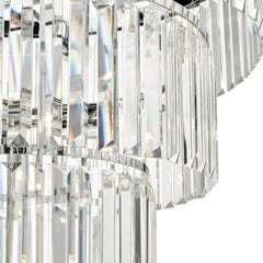 Angel 8 Light Pendant Polished Chrome Crystal