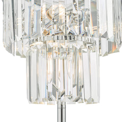 Angel 4 Light Table Lamp Polished Chrome Crystal E14