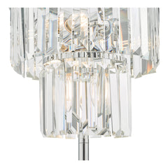 Angel 4 Light Table Lamp Polished Chrome Crystal E14