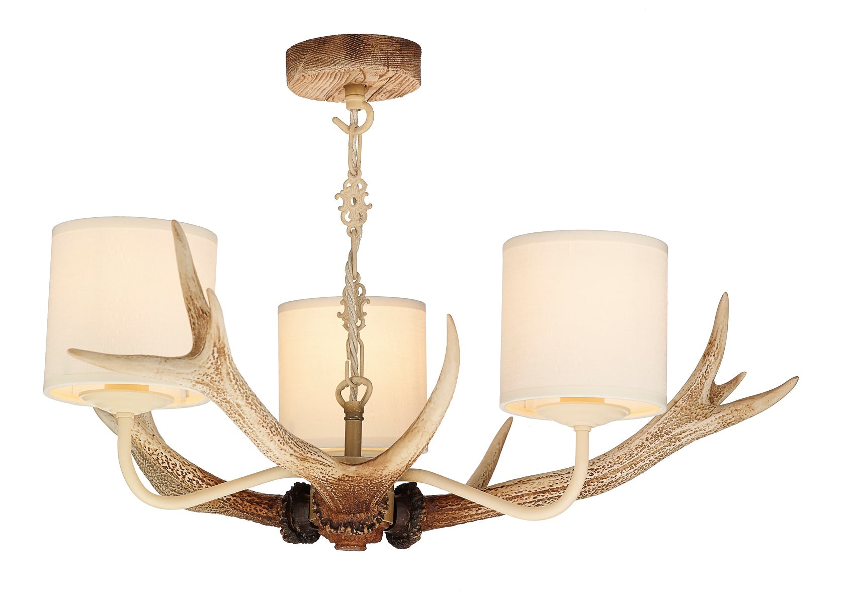 David Hunt Antler 3/5/6/8Lt Multi-Arm Pendant Various Finish