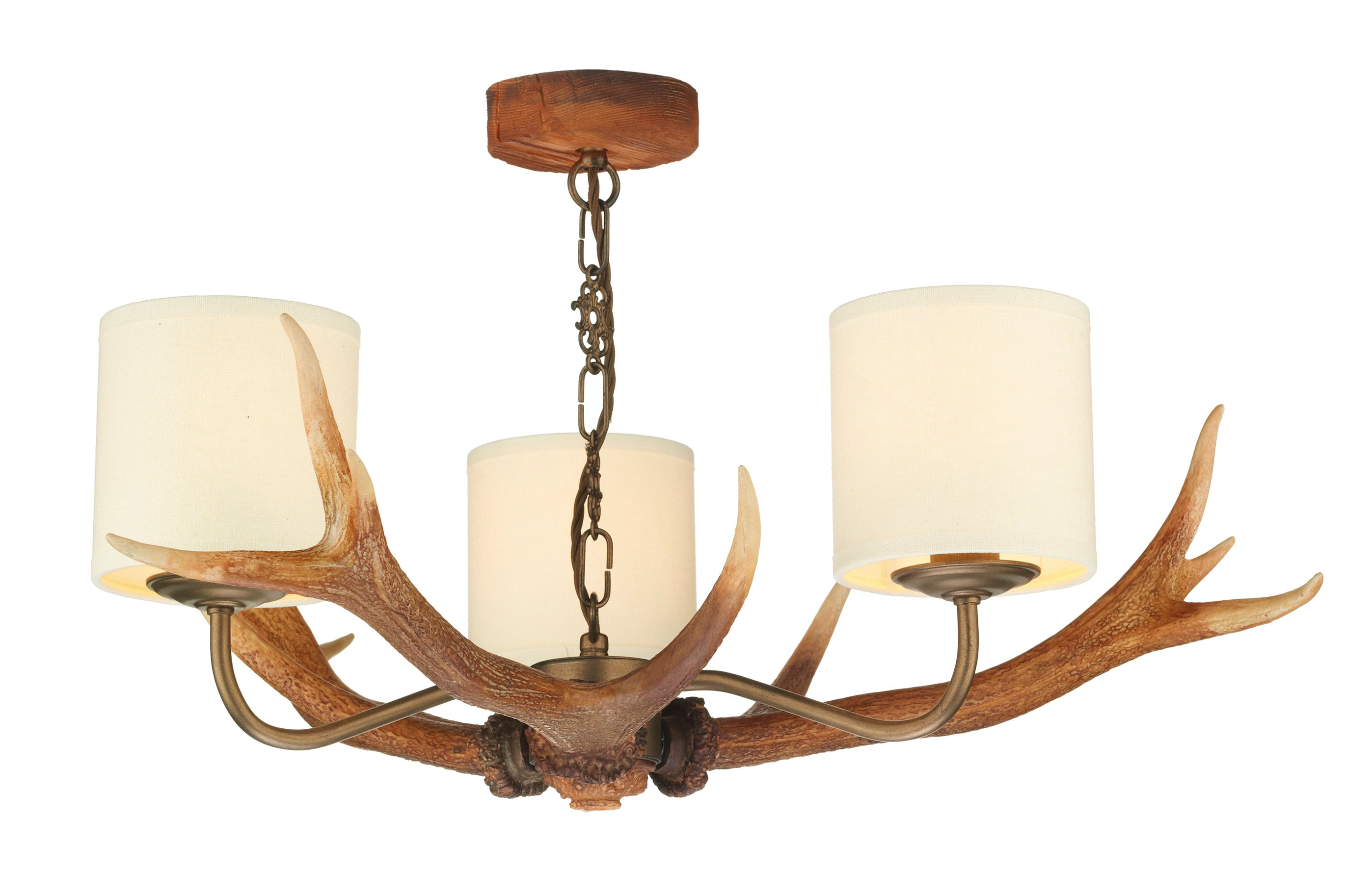 David Hunt Antler 3/5/6/8Lt Multi-Arm Pendant Various Finish