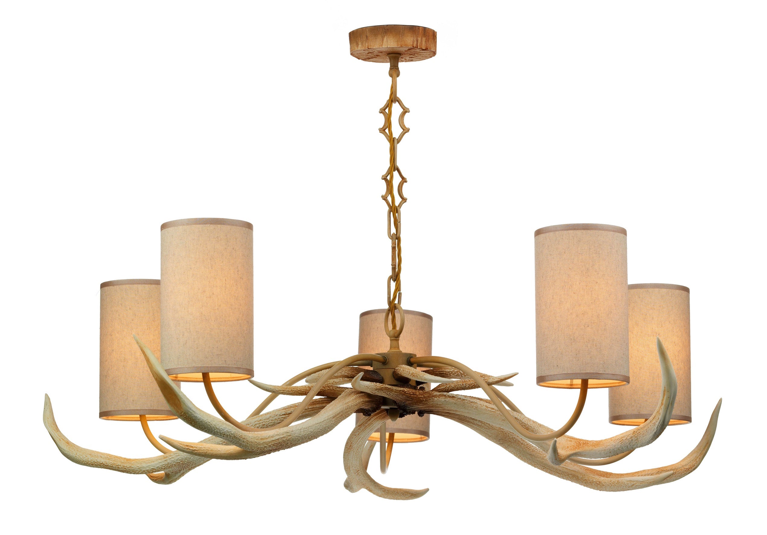 David Hunt Antler 3/5/6/8Lt Multi-Arm Pendant Various Finish