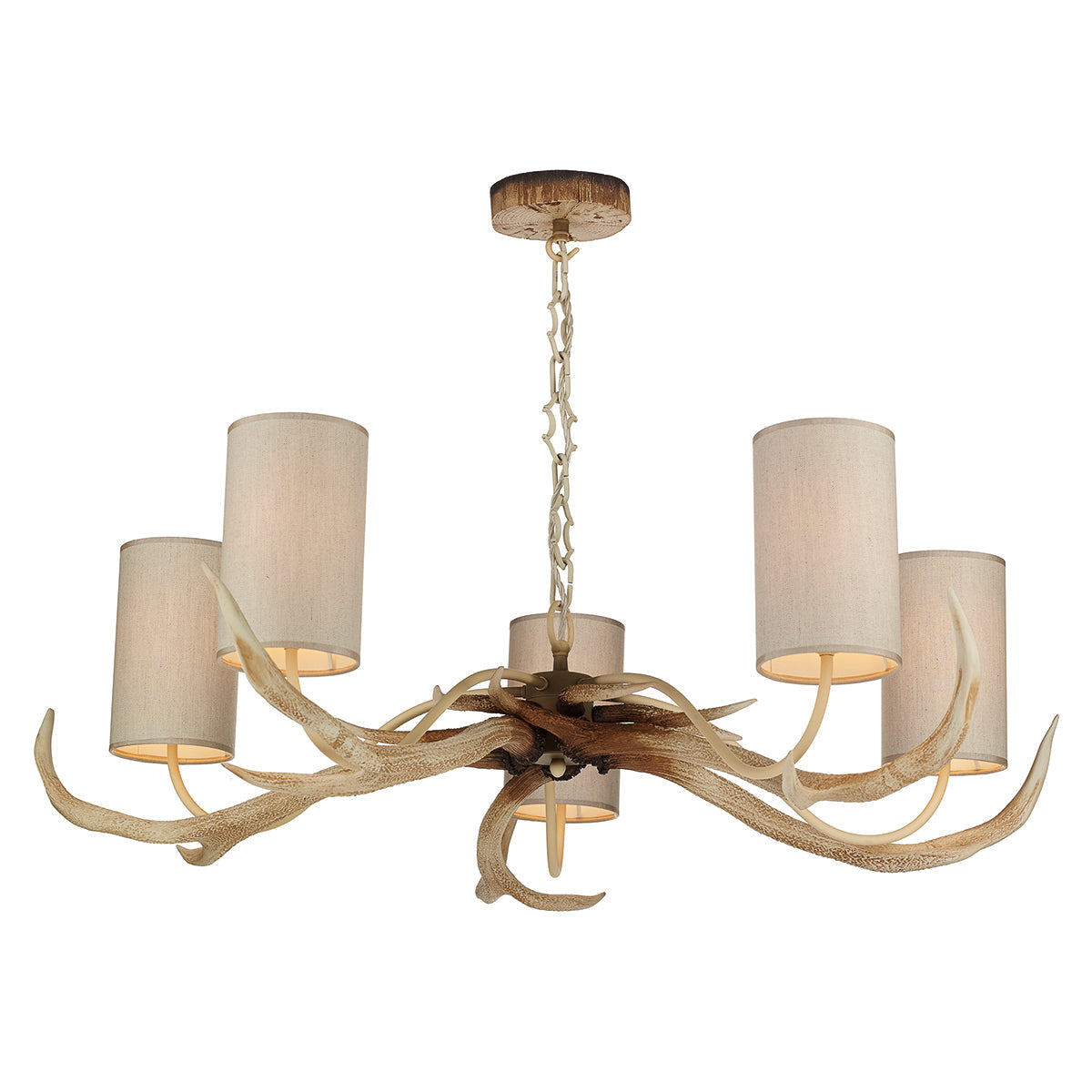 David Hunt Antler 3/5/6/8Lt Multi-Arm Pendant Various Finish