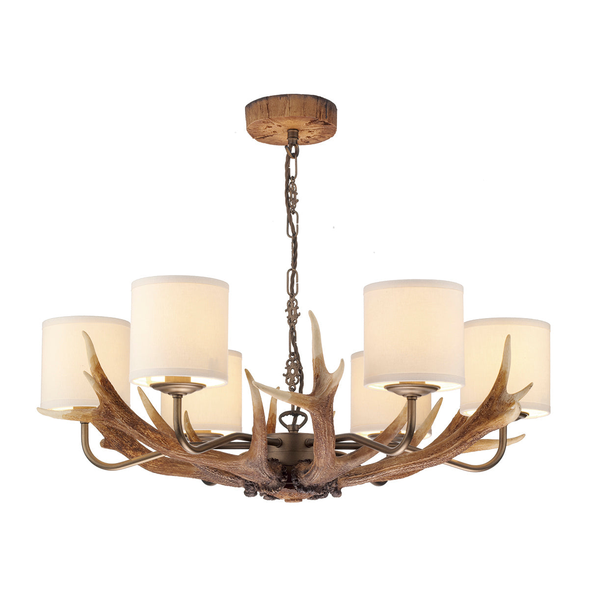 David Hunt Antler 3/5/6/8Lt Multi-Arm Pendant Various Finish
