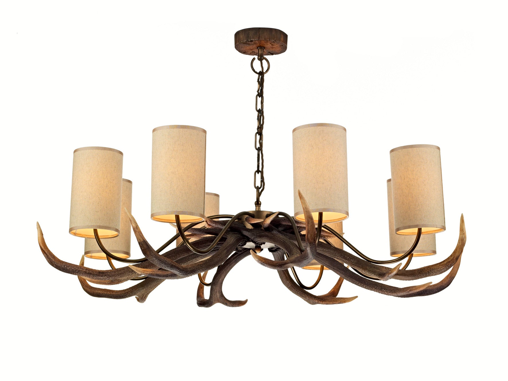 Antler 8/9/17Lt Double Height Ceiling Light - Matt Bronze Finish