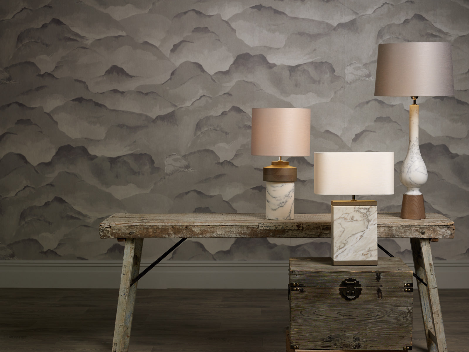 Apache Tl Large Marble Base Only E27