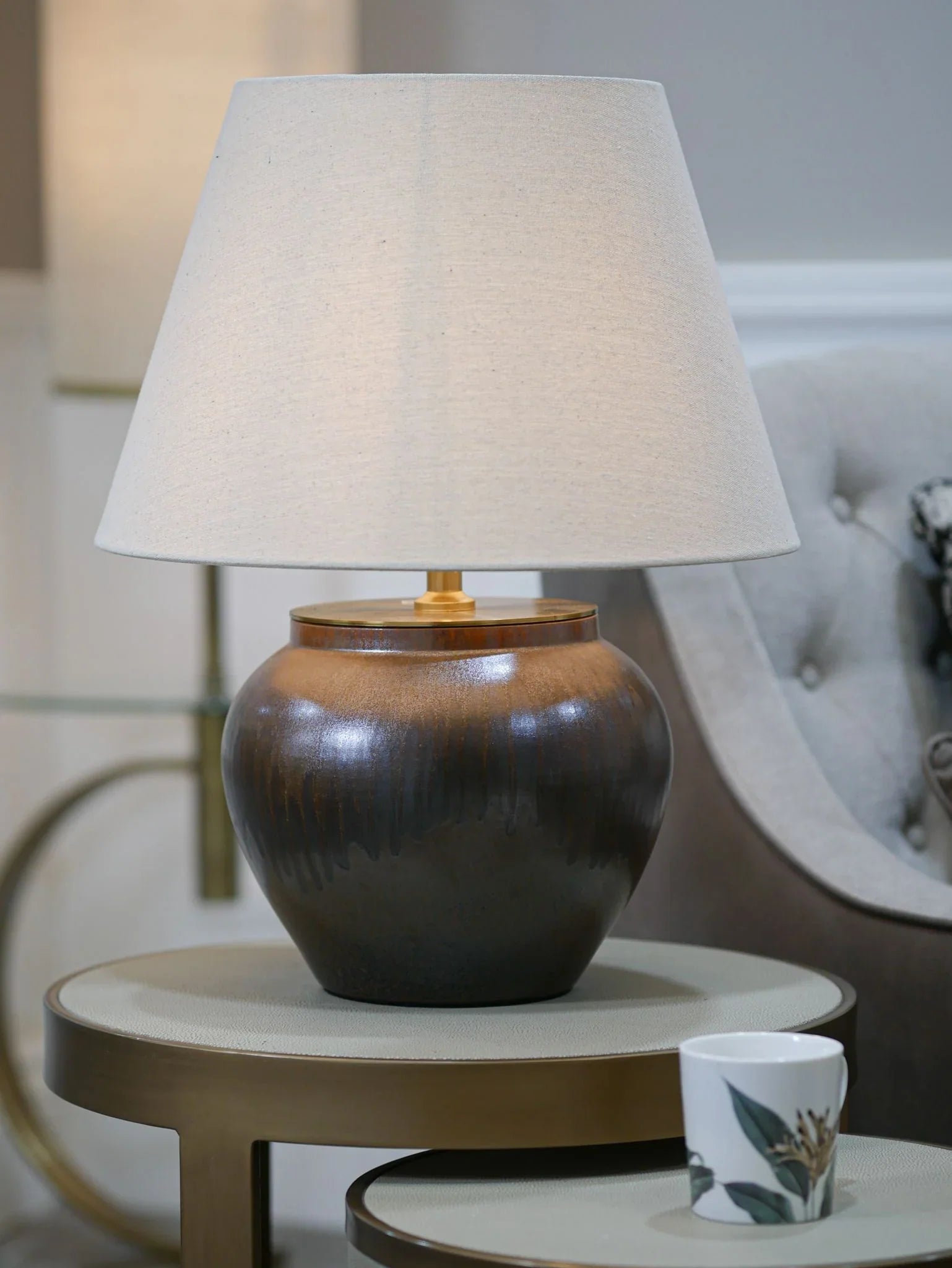 Orna Table Lamp - Wood-Like Finish