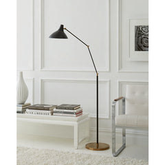 Charlton Floor Lamp- Black/ White Finishes