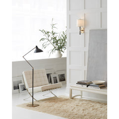 Charlton Floor Lamp- Black/ White Finishes
