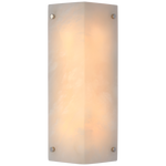 Clayton Alabaster Wall Sconce - Nickel/Brass