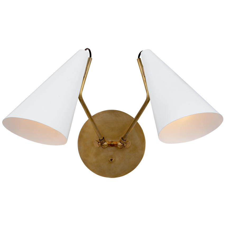 Clemente Double Sconce - Various Colours