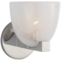 Carola IP20 Bathroom Sconce - Nickel/Antique Brass