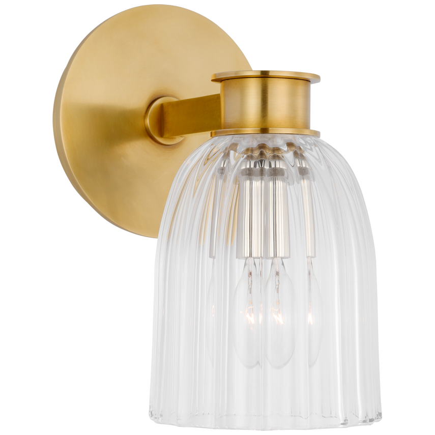 Asalea 1/2/3Lt Bathroom Sconce - Brass/Nickel