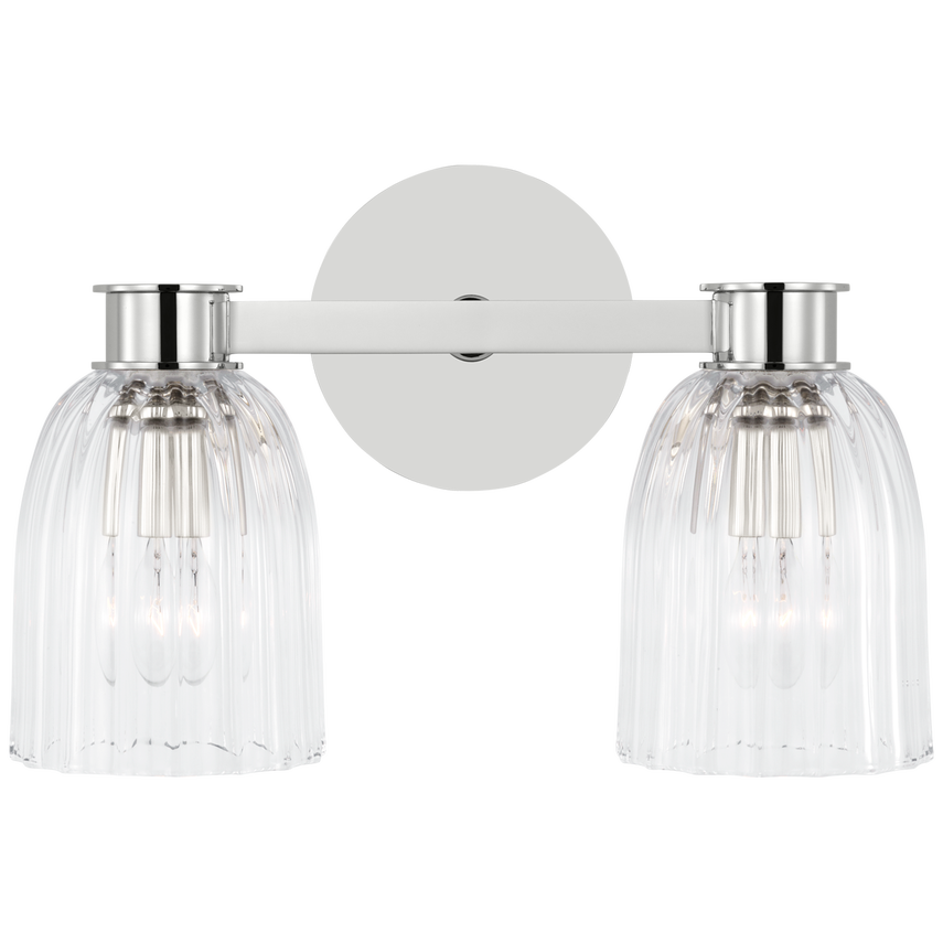 Asalea 1/2/3Lt Bathroom Sconce - Brass/Nickel