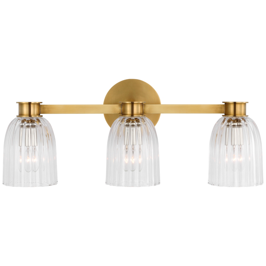 Asalea 1/2/3Lt Bathroom Sconce - Brass/Nickel