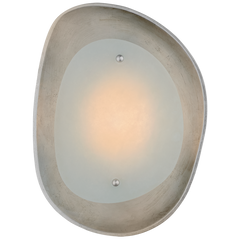 Samos Sculpted LED Wall Sconce - Silver Leaf/Gild