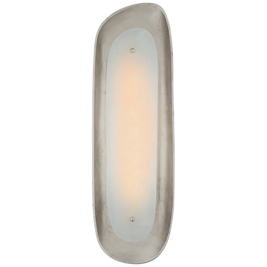 Samos Sculpted LED Wall Sconce - Silver Leaf/Gild