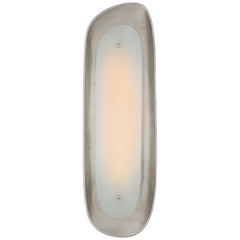 Samos Sculpted LED Wall Sconce - Silver Leaf/Gild
