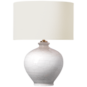 Gaios 13" Cordless Accent Lamp - Crackle White