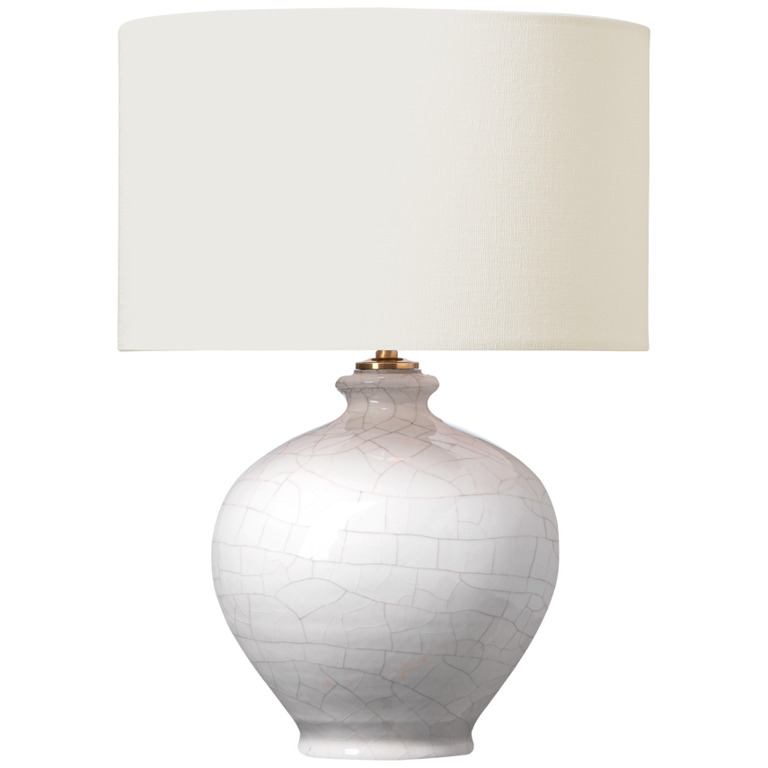 Gaios 13" Cordless Accent Lamp - Crackle White