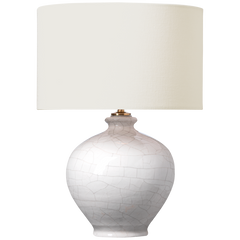Gaios 13" Cordless Accent Lamp - Crackle White