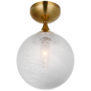 Cristol 1/3/16Lt Flush Mount - Nickel/Brass