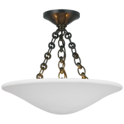 Mollino 16" Semi Flush Mount - Various Colours