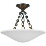 Mollino 16" Semi Flush Mount - Various Colours