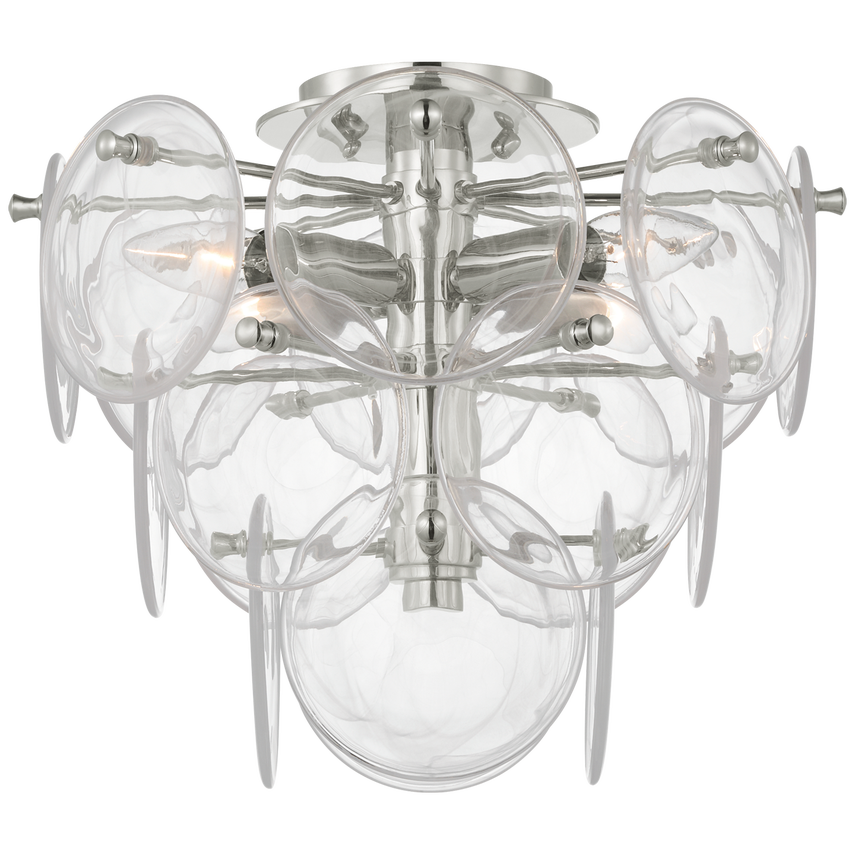 Loire 4/5Lt Tiered Flush Mount -  Various Colours