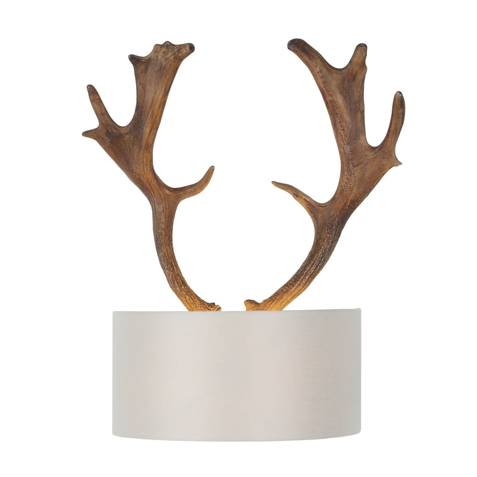 David Hunt Artemis single wall light in rustic finish comes with bespoke shade